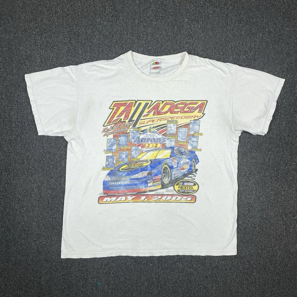 Vintage Nascar T Shirt Talladega Super Speeday Git-R-Done, Nextel Series Size XL